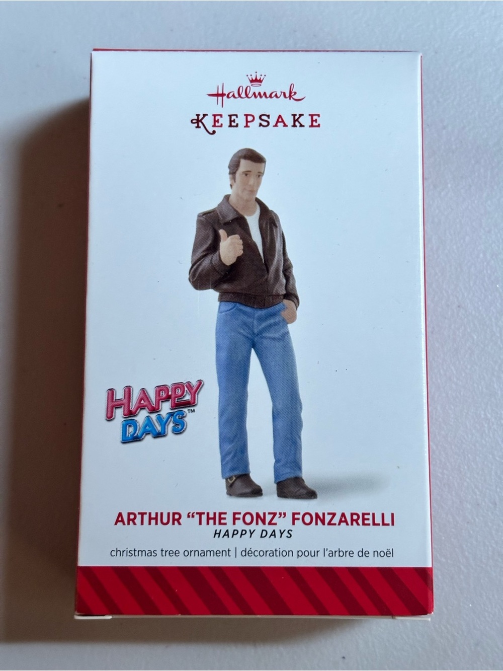 Arthur " The Fonz" Fonzarelli Happy Days Hallmark Keepsake Ornament 2014
